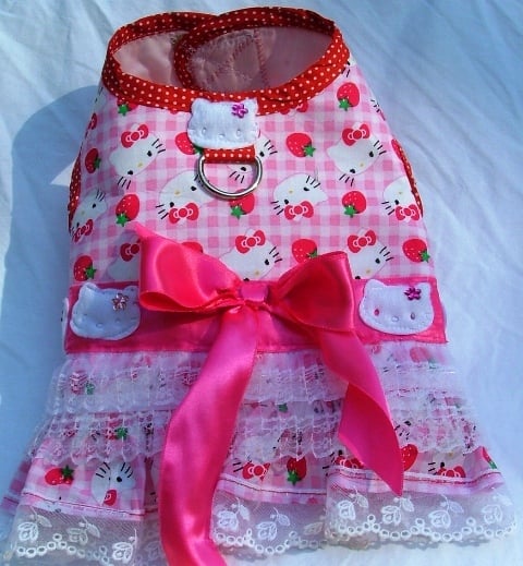 Hello Kitty Inspired Harness Vest