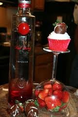 Ciroc red berry​ cupcakes