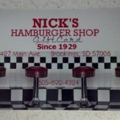 Nicks gift card