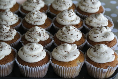 White russian cupcakes
