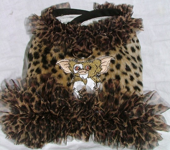 Leopard Faux Fur and the Gremlin Harness Vest!