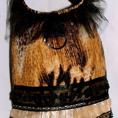 Lovely animal print harness vest!