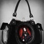 Red & Black Lolita Doll Handbag-2