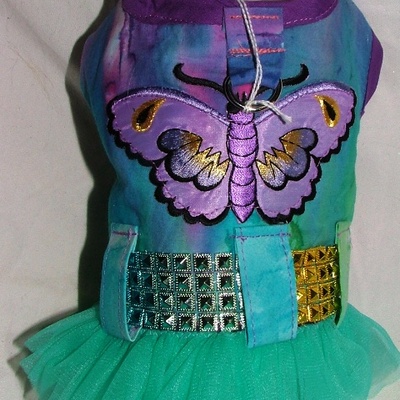 Batik delicately designed harness vest!