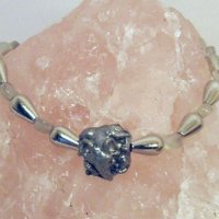 Pewter Elephant Moonstone Circlet Clip - Renaissance SCA LARP Halloween - Thumbnail 2