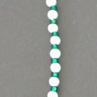 Rear view Mirror Decor - Mother Of Pearl, Swarovski Crystal Drop - Thumbnail 2