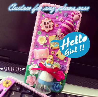 [Custom Made] Creamy Handmade Alice in Wonderland for All Phone Case Free Ship SP140864