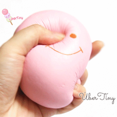 Jumbo marshmallow bun squishy (smiley faces) - Thumbnail 4