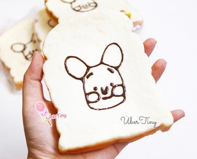 Jumbo Plus Piglet Toast Squishy (scented)