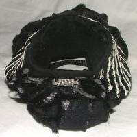 Black Fur and Sequin Collar COAT! - Thumbnail 1