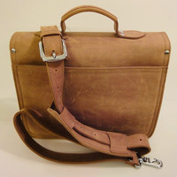 Leather Messenger Perfecto - Full Grain - Thumbnail 2