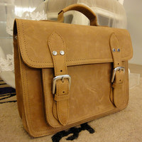 Leather Messenger Perfecto - Full Grain - Thumbnail 4
