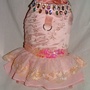 Glamous Pink Bling Harness Dress-1