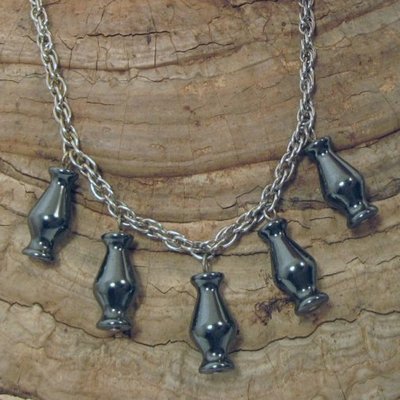 Hematite circlet clip - renaissance sca larp - Thumbnail 5