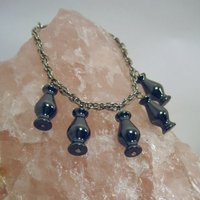 Hematite Circlet Clip - Renaissance SCA LARP - Thumbnail 1