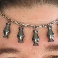 Hematite Circlet Clip - Renaissance SCA LARP - Thumbnail 2