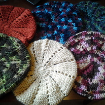 Urban Vibe Unique Crochet Beanie Hat Tam (pick your color)
