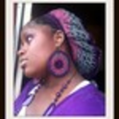 Sale urban diva crochet hat and earring set (purple)
