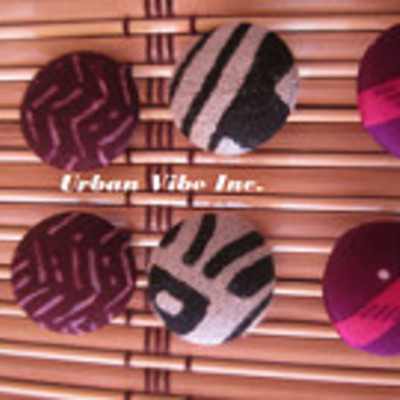 Urban  button earrings set of 3 (002)