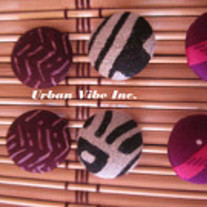 Urban  Button Earrings Set of 3 (002)