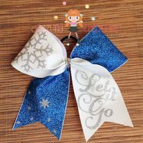Let It Go Cheer Bow 