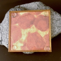 Pepperoni Pizza Beer Coasters - Thumbnail 3