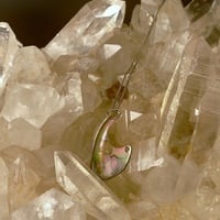 Abalone Freeform Sterling Silver Necklace #1 - Thumbnail 3