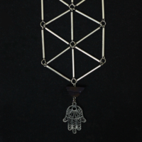 Tree of Life Necklace w/Crystal or Charm - Large-Scale Silver - Thumbnail 1