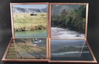 Scenic Copper Coasters