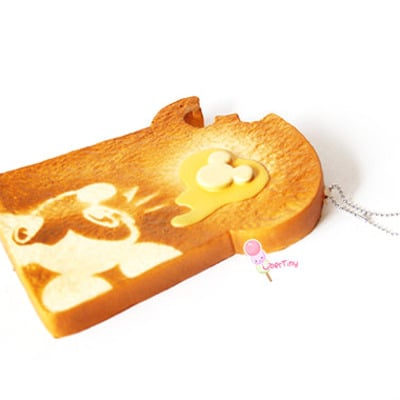 Jumbo plus mickey honey bitten toast squishy - Thumbnail 2