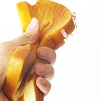 Jumbo Plus Mickey Honey Bitten Toast Squishy - Thumbnail 1