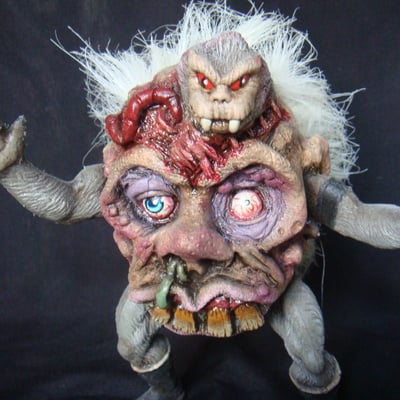 White haired grizzle