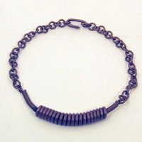 Copper Coil Chain Bracelet - Thumbnail 3
