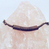 Copper Coil Chain Bracelet - Thumbnail 4