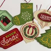 Embroidered Gift Tags
