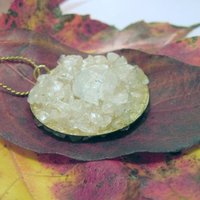 Quartz Crystal Disc Necklace #2 - Thumbnail 4
