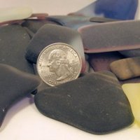 Mermaid Tears - Beach decor glass large bag - Thumbnail 4