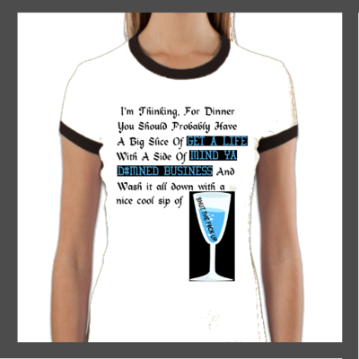 Dinner Women's Ringer T Shirts