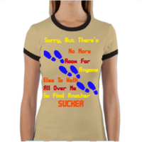 Sucker Women's Ringer T Shirt - Thumbnail 4