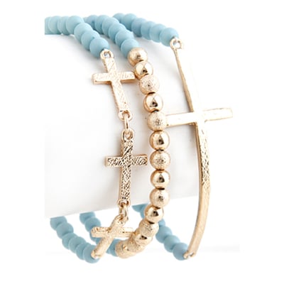 Lucille - textured cross arm set