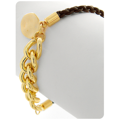 Sandra - braided chain bracelet
