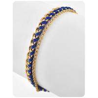 Camille - Braided Duo Chain Bracelet - Thumbnail 2