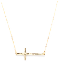 Cecilia - Reversible Cross Necklace - Thumbnail 1