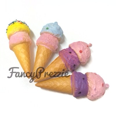 Double Scoop Ice-Cream Cone Squishy