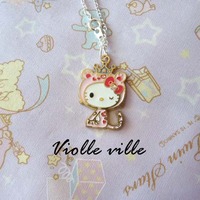 Super cute cat necklace necklace - Thumbnail 2