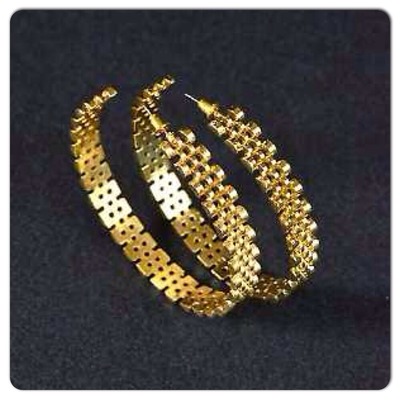 Jubilee style hoop earrings large
