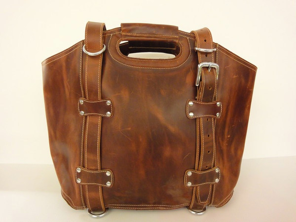 Dove Road Large Leather Bag - Full Grain