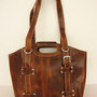 Dove Road Large Leather Bag - Full Grain-4