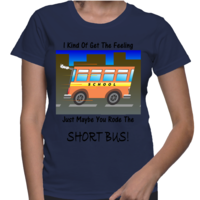 Short Bus Women's Basic T Shirt - Thumbnail 3