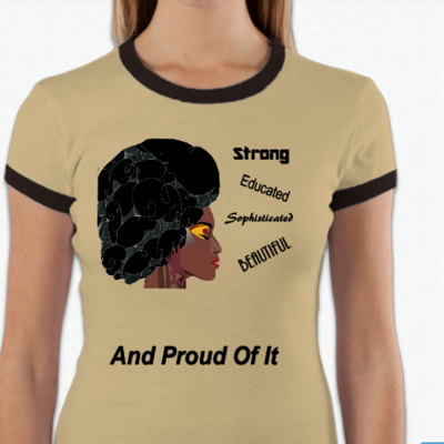 I am proud women's ringer t shirt